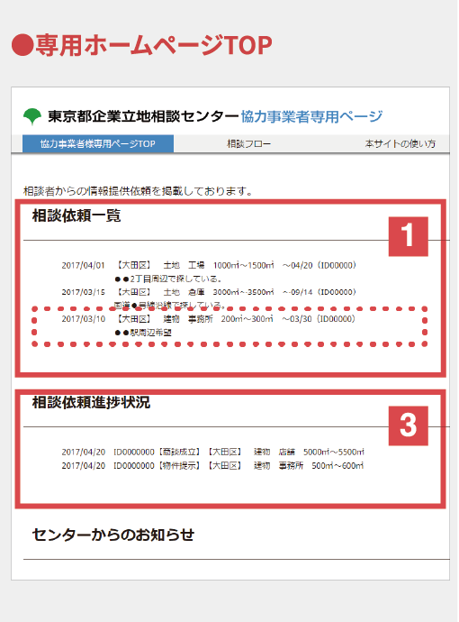●専用ホームページTOP