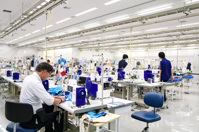 工業用ミシンのショールーム