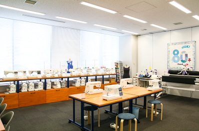 家庭用ミシンのショールーム