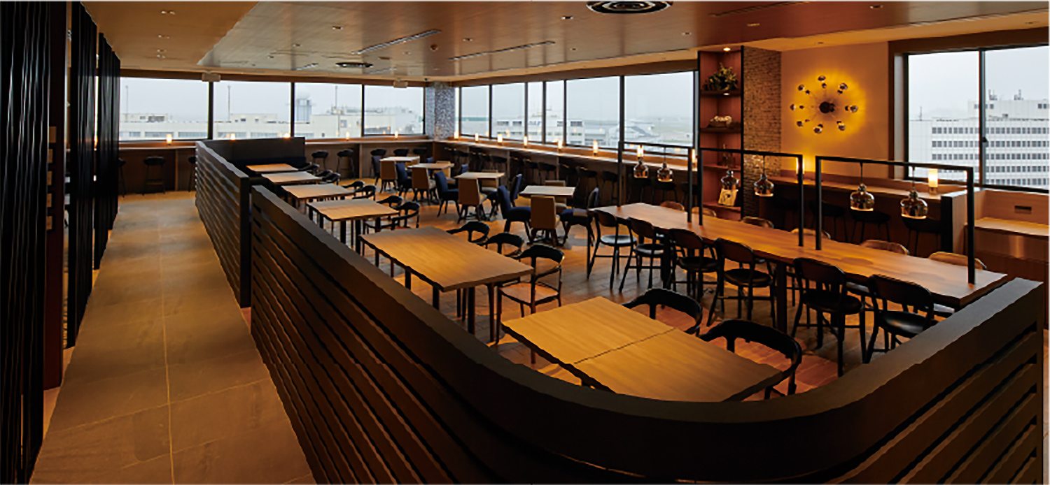 MFIP5階のラウンジ